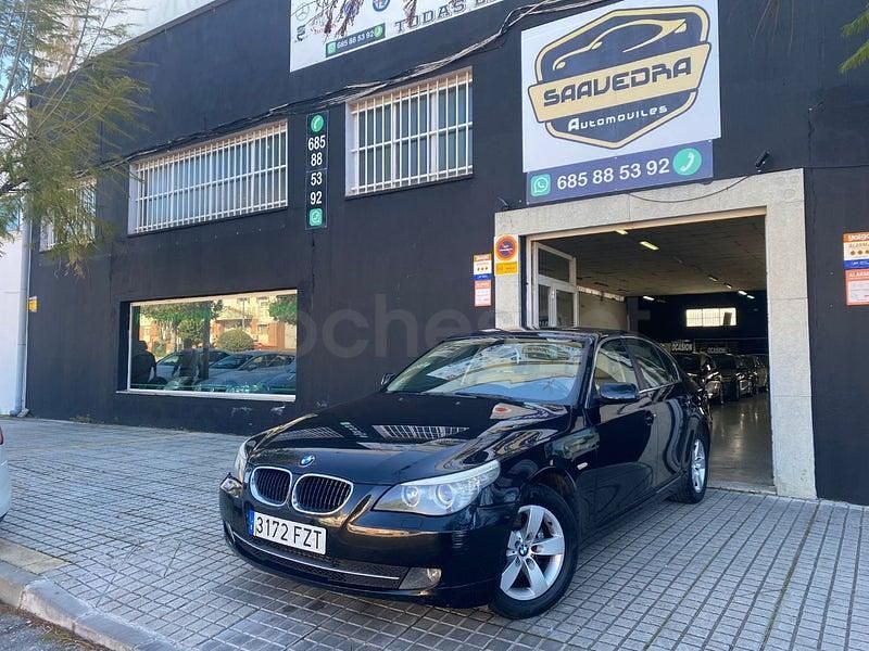 Usado BMW 520 177 CV (130 kW) 2008 Negro Berlina