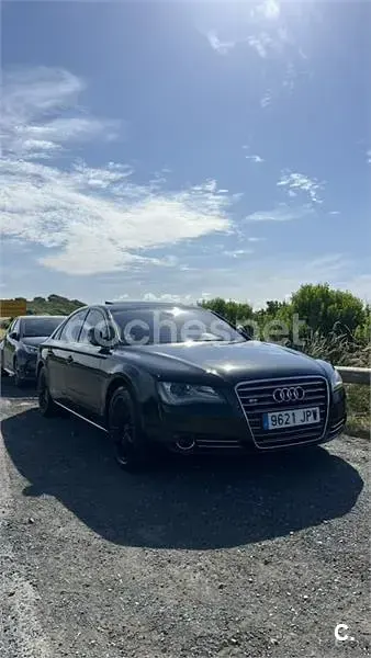 Usado Audi A8 250 CV (183 kW) 2011 Negro Berlina