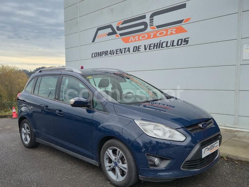 Azul Usado 2014 Ford Grand C-Max Trend Monovolumen | 6999 € (Precio justo) - Imagen 1/4