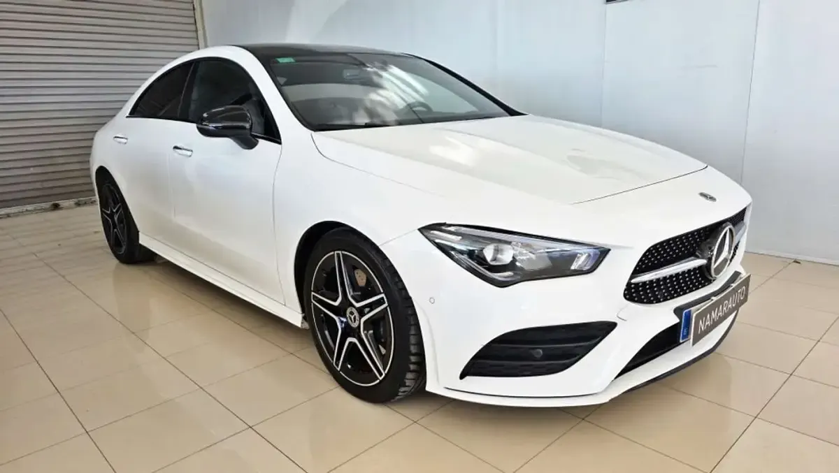 Usado Mercedes CLA200 150 CV (110 kW) 2020 Blanco Coupe