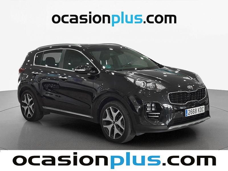 Usado Kia Sportage GT-Line 136 CV (100 kW) 2017 Negro SUV