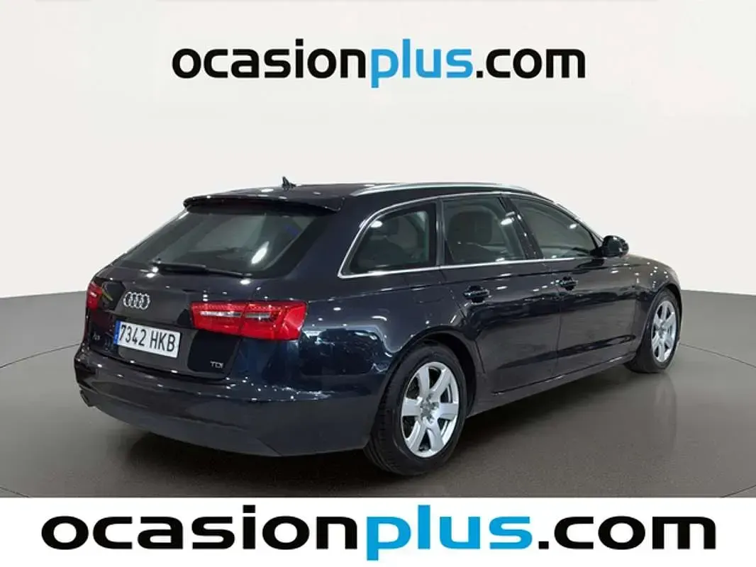 Usado Audi A6 S-Line 177 CV (130 kW) 2012 Azul Familiar