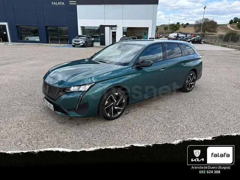 Usado Peugeot 308 SW Allure 130 CV (95 kW) 2023 Verde Familiar
