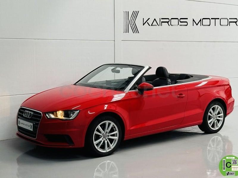 Usado Audi A3 Cabriolet Ambiente 140 CV (102 kW) 2015 Rojo Descapotable