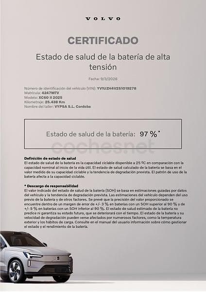 Usado Volvo XC60 Plus 350 CV (257 kW) 2024 Azul SUV