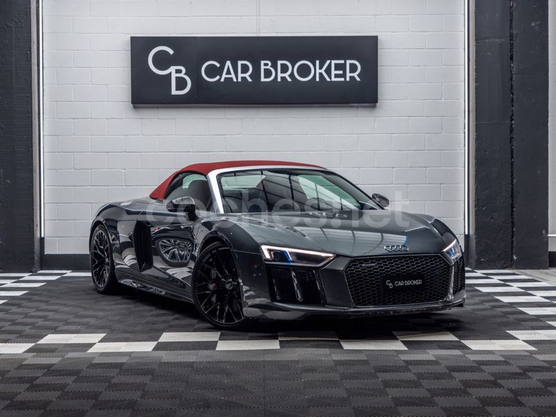 Usado Audi R8 Spyder Exclusive 540 CV (397 kW) 2016 Gris / plata Descapotable