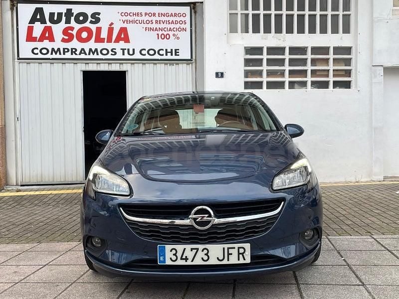 Usado Opel Corsa Selective 75 CV (55 kW) 2015 Azul Utilitario