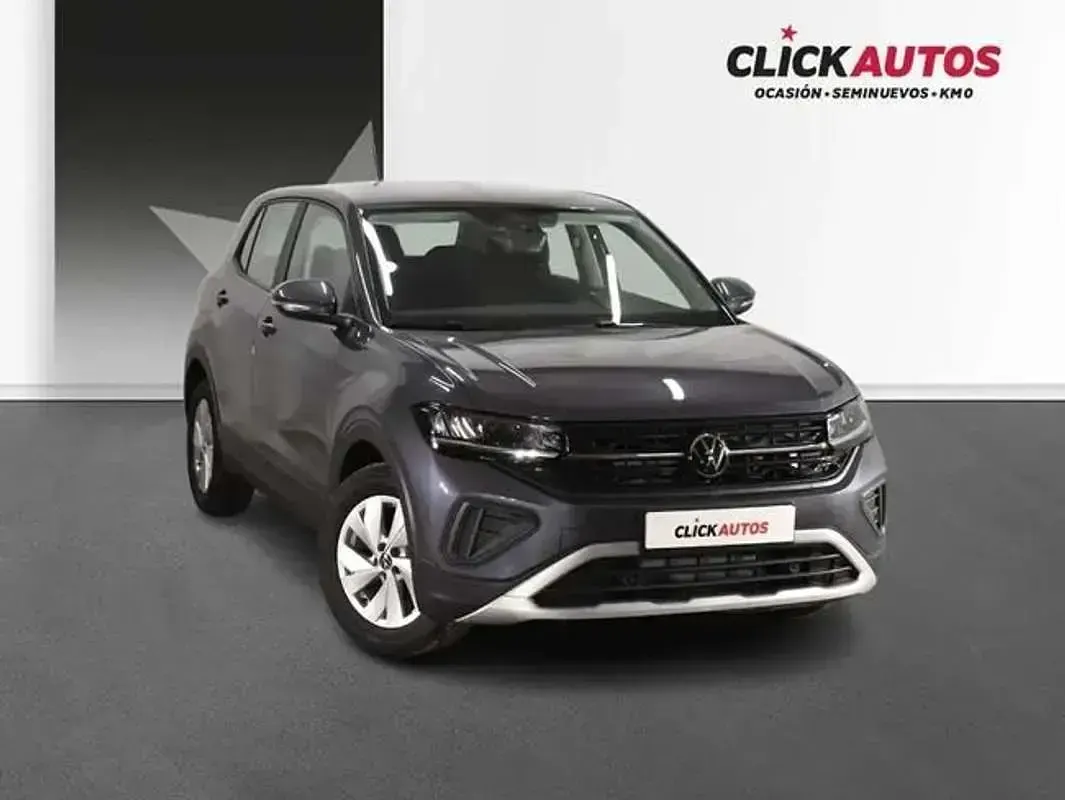 Usado VW T-Cross 95 CV (69 kW) 2025 Gris SUV