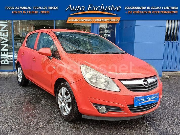 Rojo Usado 2009 Opel Corsa Berlina | 3990 € (Precio justo) - Imagen 1/4