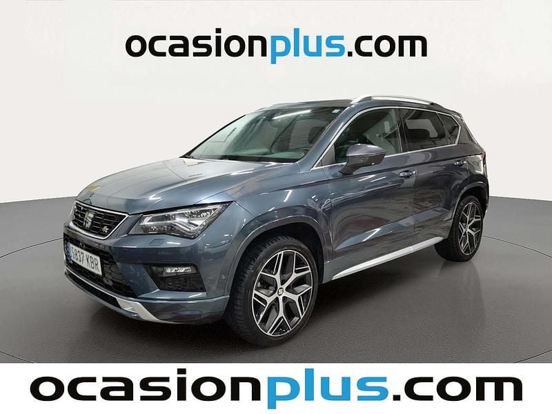 Usado Seat Ateca 4Drive 190 CV (139 kW) 2017 Gris SUV