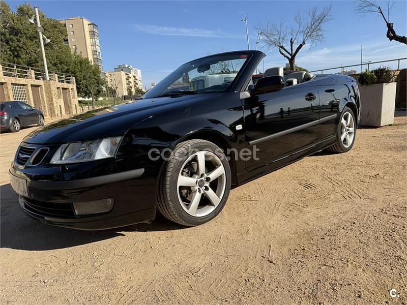 Usado Saab 9-3 Vector 175 CV (128 kW) 2005 Negro Descapotable