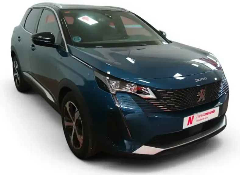 Usado Peugeot 3008 GT 131 CV (96 kW) 2021 Azul SUV