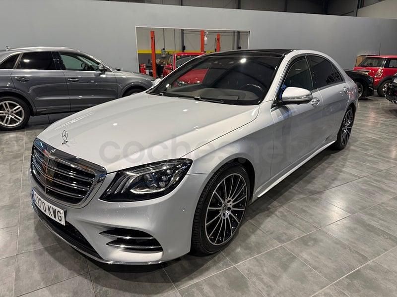 Usado Mercedes S350 286 CV (210 kW) 2019 Gris / plata Berlina