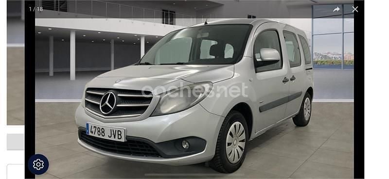 Gris / plata Usado 2016 Mercedes Citan 109 Familiar | 8990 € (Super precio) - Imagen 1/4