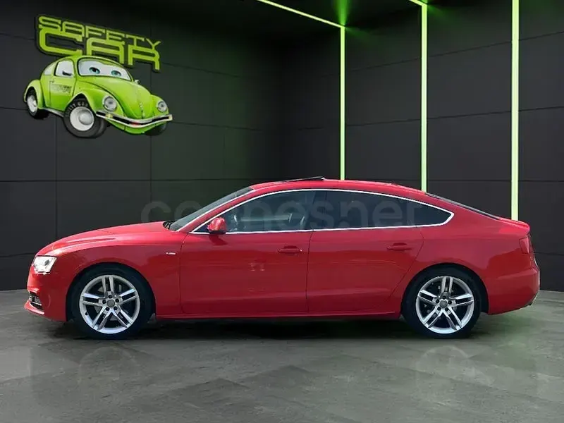 Usado Audi A5 Sportback Advanced 245 CV (180 kW) 2012 Rojo Utilitario