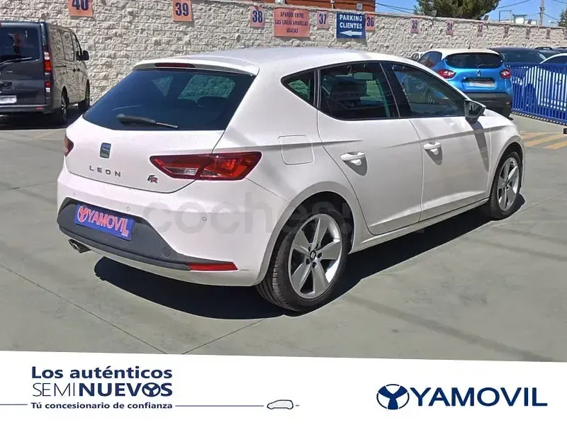 Usado Seat Leon FR 150 CV (110 kW) 2015 Blanco Berlina