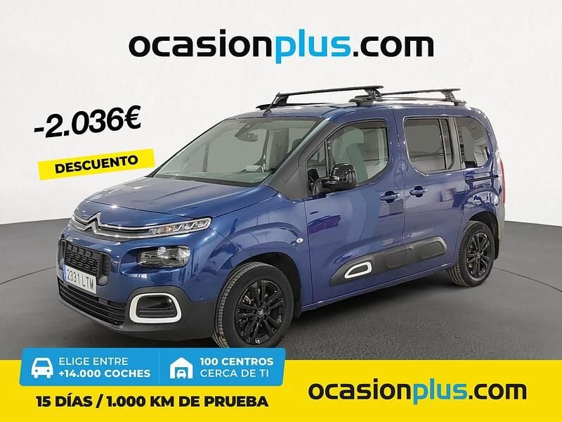Azul Usado 2021 Citroën Berlingo Feel Monovolumen | 22.400 € (Precio justo) - Imagen 1/4