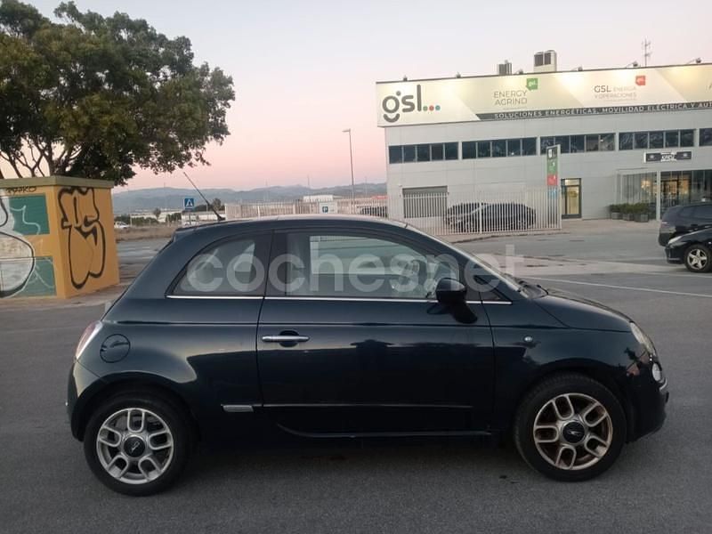 Occasion Fiat 500 Lounge 69 PK (50 kW) 2008 Blauw Sedan