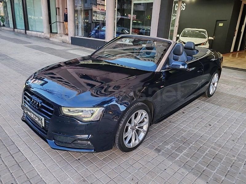 Usado Audi A5 Cabriolet S-Line 245 CV (180 kW) 2014 Azul Descapotable