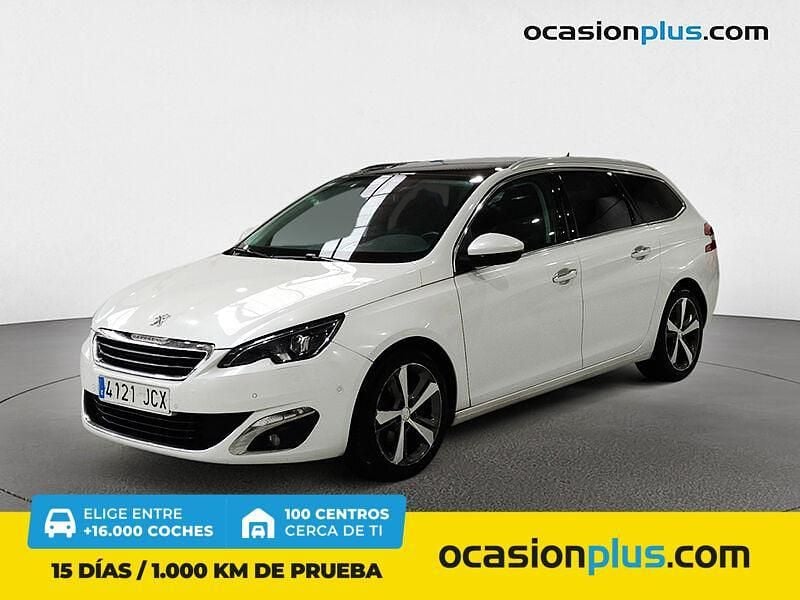 Blanco Usado 2015 Peugeot 308 Allure Familiar | 12.250 € (Precio justo) - Imagen 1/4