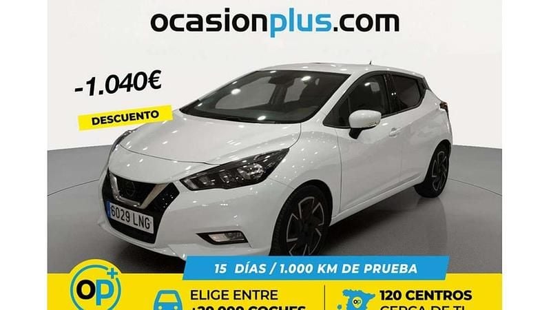 Usado Nissan Micra Acenta 92 CV (67 kW) 2021 Blanco Utilitario