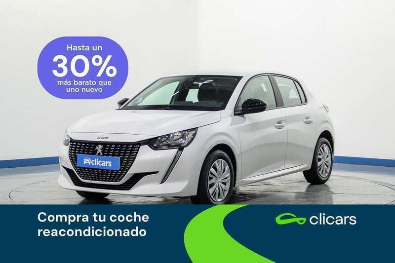 Blanco Usado 2022 Peugeot 208 Active Utilitario | 12.690 € (Buen precio) - Imagen 1/4