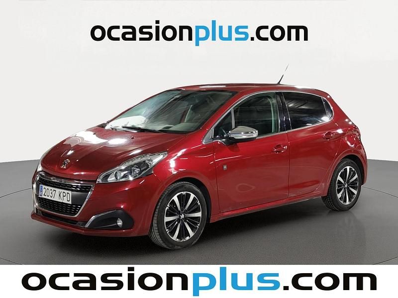 Rojo Usado 2018 Peugeot 208 S Utilitario | 8628 € (Precio justo) - Imagen 1/4
