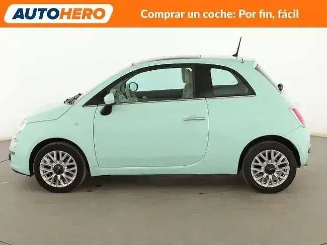 Usado Fiat 500 Lounge 70 CV (51 kW) 2015 Verde Utilitario