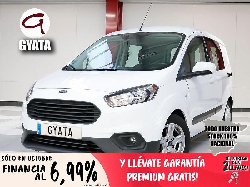 Blanco Usado 2021 Ford Transit Ambiente Familiar | 14.990 € (Precio justo) - Imagen 1/4