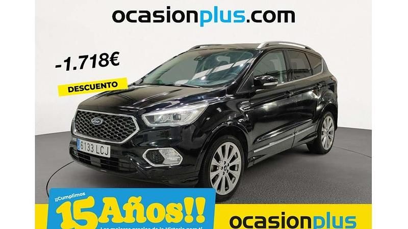 Negro Usado 2019 Ford Kuga Vignale SUV | 17.182 € (Un poco caro) - Imagen 1/4