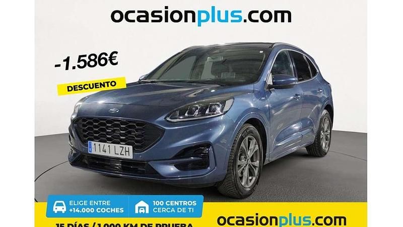 Azul Usado 2022 Ford Kuga ST-Line SUV | 15.864 € (Super precio) - Imagen 1/4