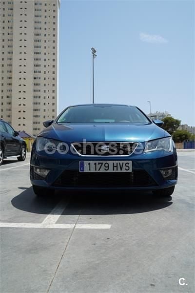 Azul Usado 2014 Seat Leon FR Berlina | 12.750 € (Buen precio) - Imagen 1/4