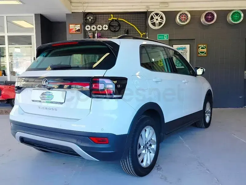 Usado VW T-Cross Advance 110 CV (80 kW) 2021 Blanco SUV