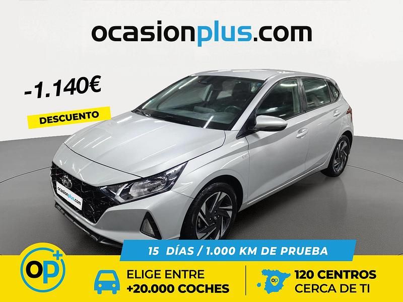 Gris Usado 2022 Hyundai i20 | 12.550 € (Precio justo) - Imagen 1/4