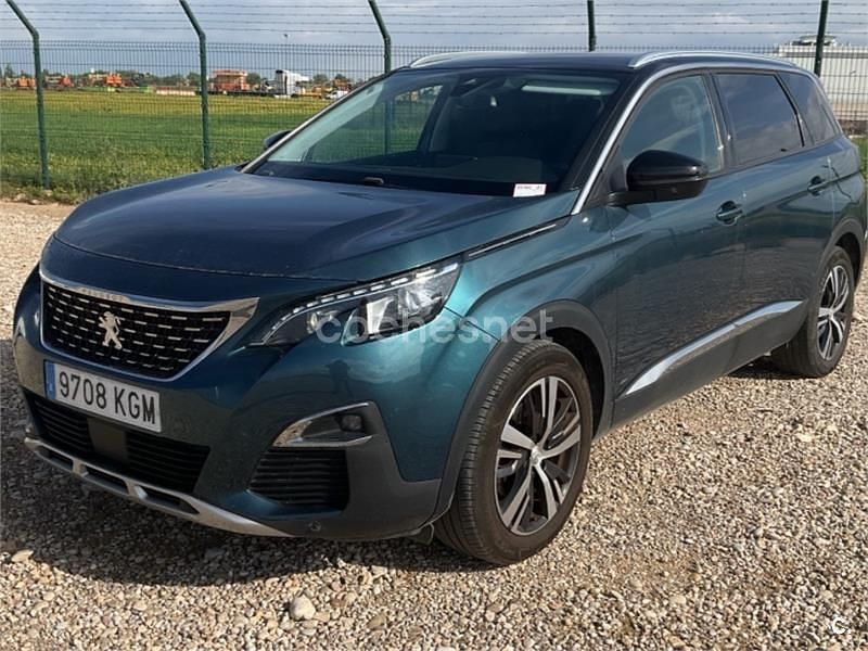 Azul Usado 2017 Peugeot 5008 Allure Monovolumen | 14.000 € (Un poco caro) - Imagen 1/4