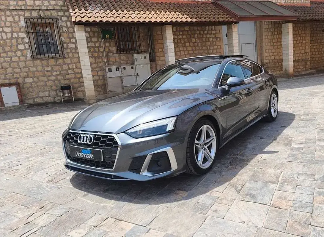Usado Audi A5 Sportback S-Line 204 CV (150 kW) 2021 Gris Utilitario