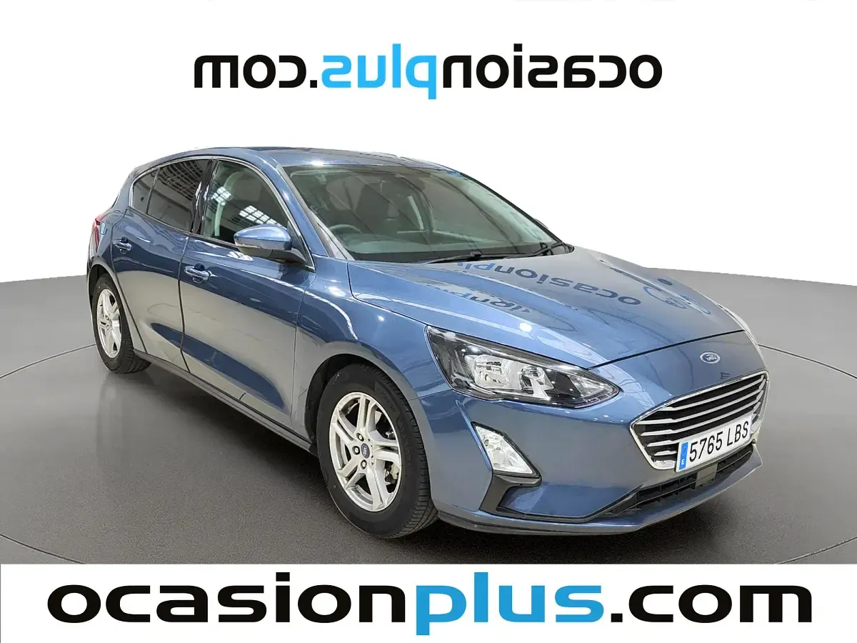 Usado Ford Focus Trend 125 CV (91 kW) 2019 Azul Utilitario