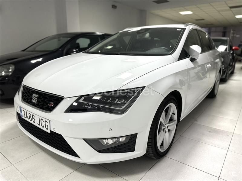 Blanco Usado 2015 Seat Leon ST FR Familiar | 16.500 € (Precio justo) - Imagen 1/4