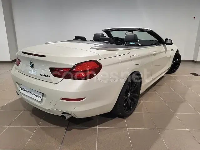 Usado BMW 640 Cabriolet Comfort Edition 313 CV (230 kW) 2014 Azul Descapotable