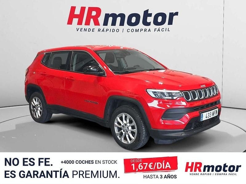 Usado Jeep Compass Night Eagle 130 CV (95 kW) 2023 Rojo SUV