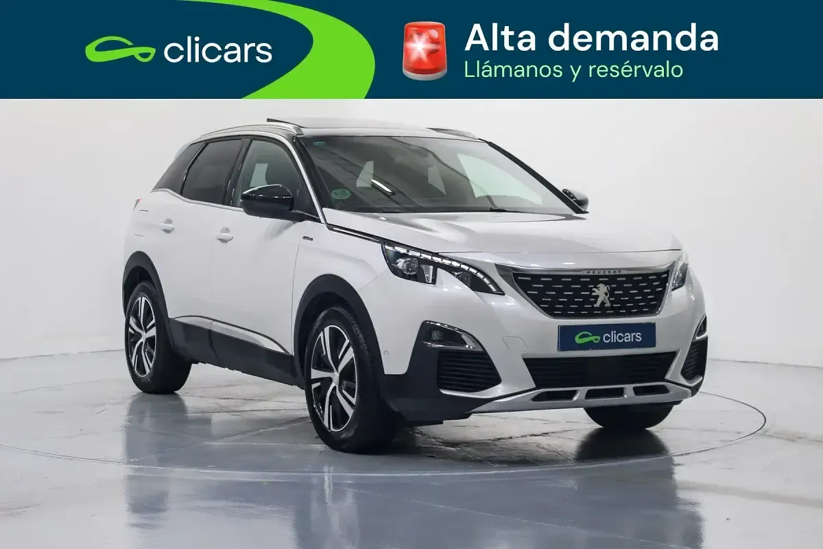 Usado Peugeot 3008 GT-line 130 CV (95 kW) 2018 Blanco SUV
