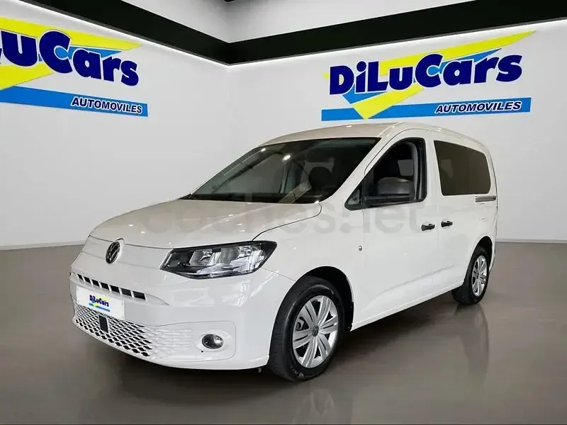 Usado VW Caddy Edition 102 CV (75 kW) 2021 Blanco Monovolumen