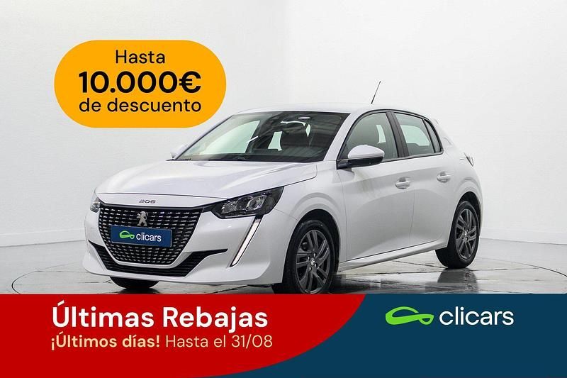 Blanco Usado 2021 Peugeot 208 Active Utilitario | 11.490 € (Precio justo) - Imagen 1/4