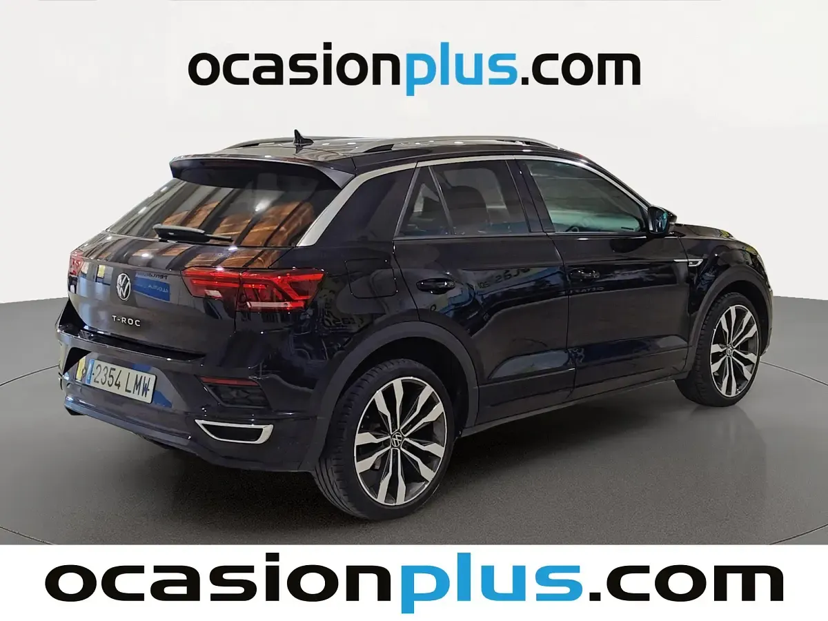 Usado VW T-Roc Sportline 150 CV (110 kW) 2021 Negro SUV
