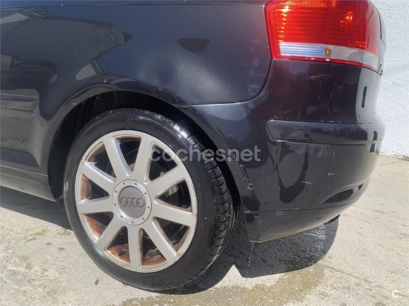 Usado Audi A3 Ambition 140 CV (102 kW) 2007 Negro Utilitario