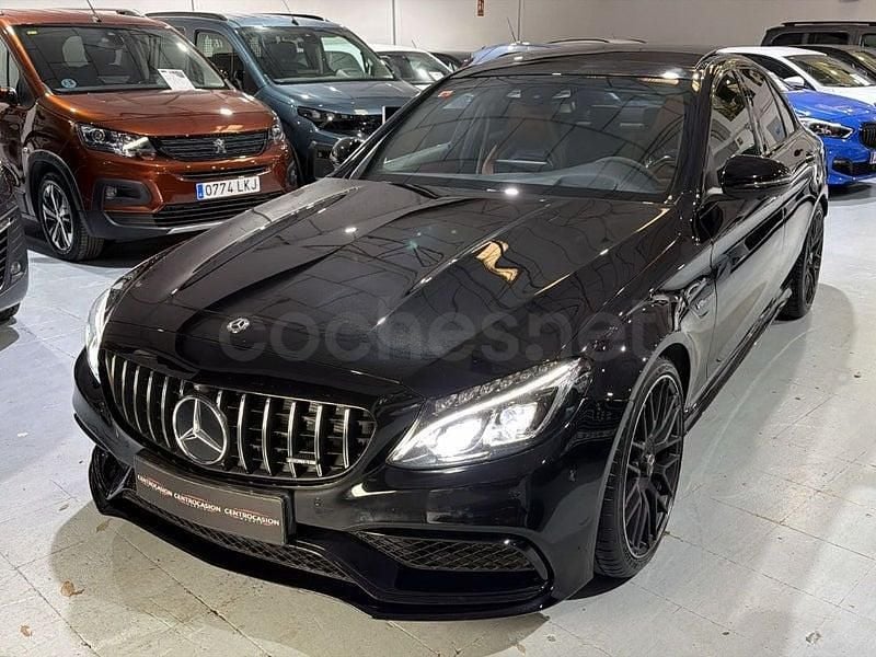 Usado Mercedes C63S AMG 510 CV (375 kW) 2017 Negro Berlina