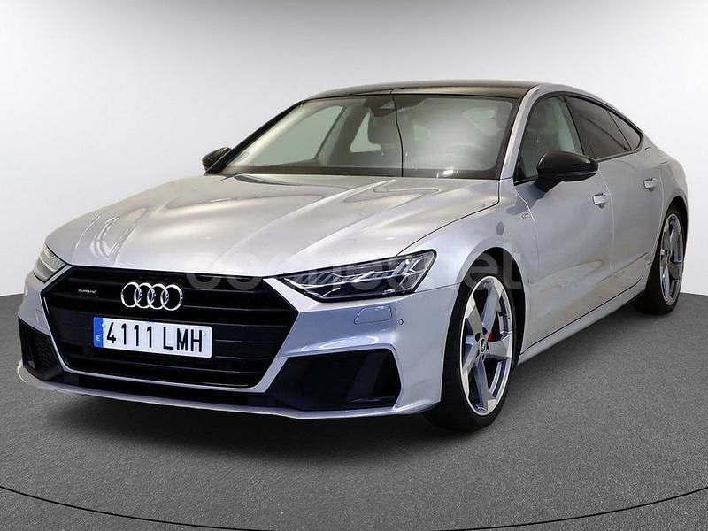 Gris / plata Usado 2021 Audi A7 Sportback Ambiente Utilitario | 46.440 € (Precio justo) - Imagen 1/4