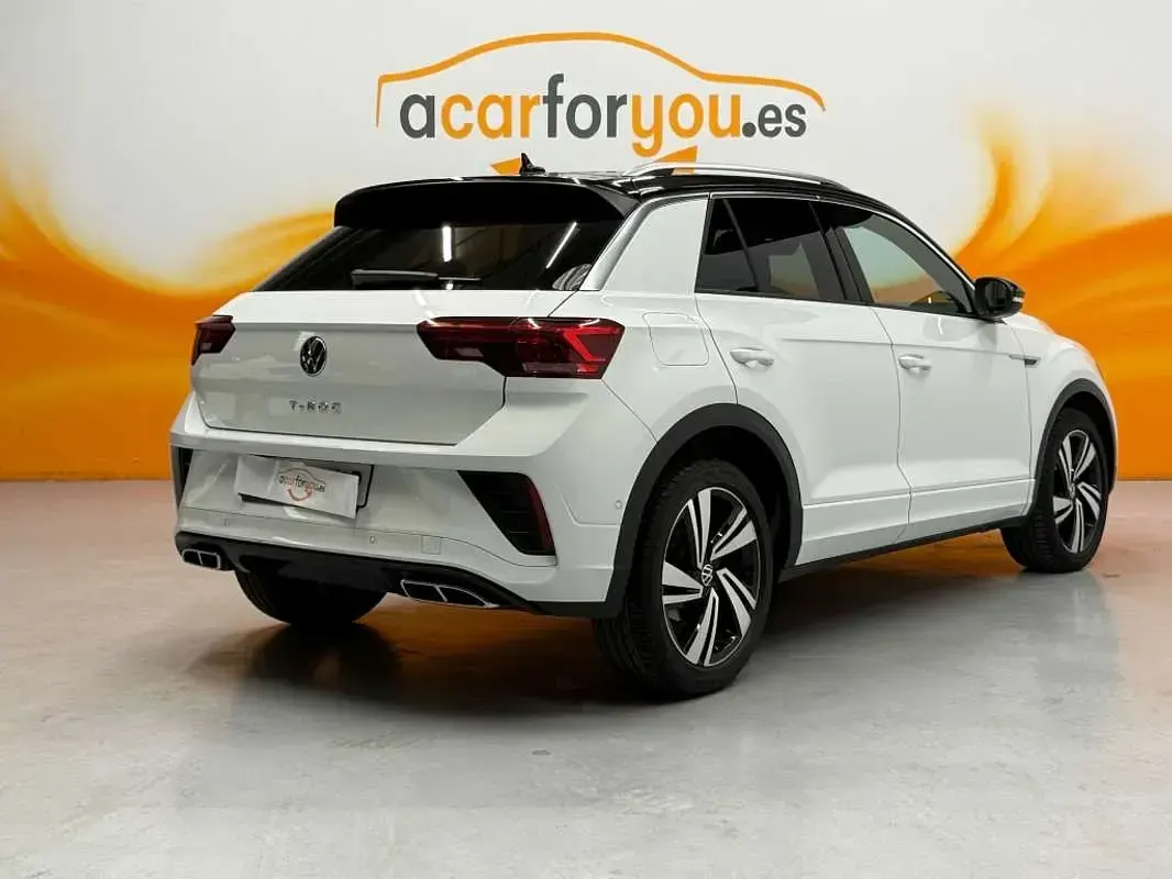 Usado VW T-Roc R-line 150 CV (110 kW) 2023 Blanco SUV