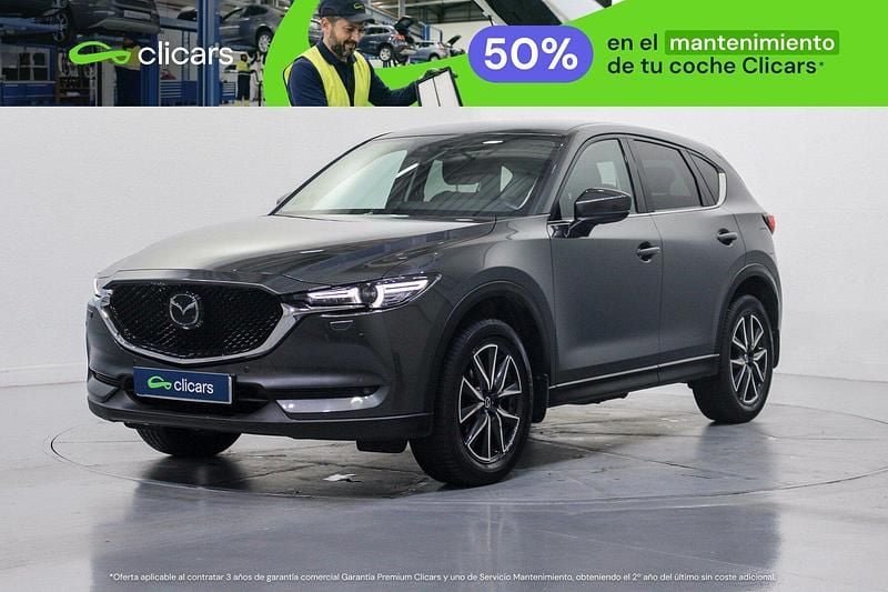 Usado Mazda CX-5 Sky 194 CV (142 kW) 2018 Gris / plata SUV