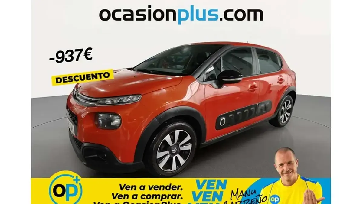 Brugt Citroën C3 Feel 82 HK (60 kW) 2017 Orange Hatchback